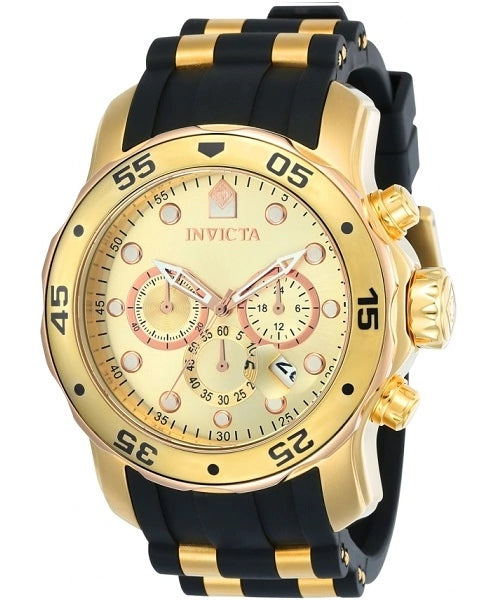 Reloj Invicta 17884 Pro Diver SCUBA — Analógico Acero Bicolor Dorado 200m