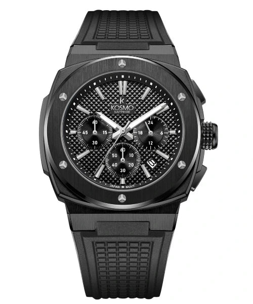 Reloj Kosmo 636-7-2 Cronógrafo Colección Zafiro Full Black