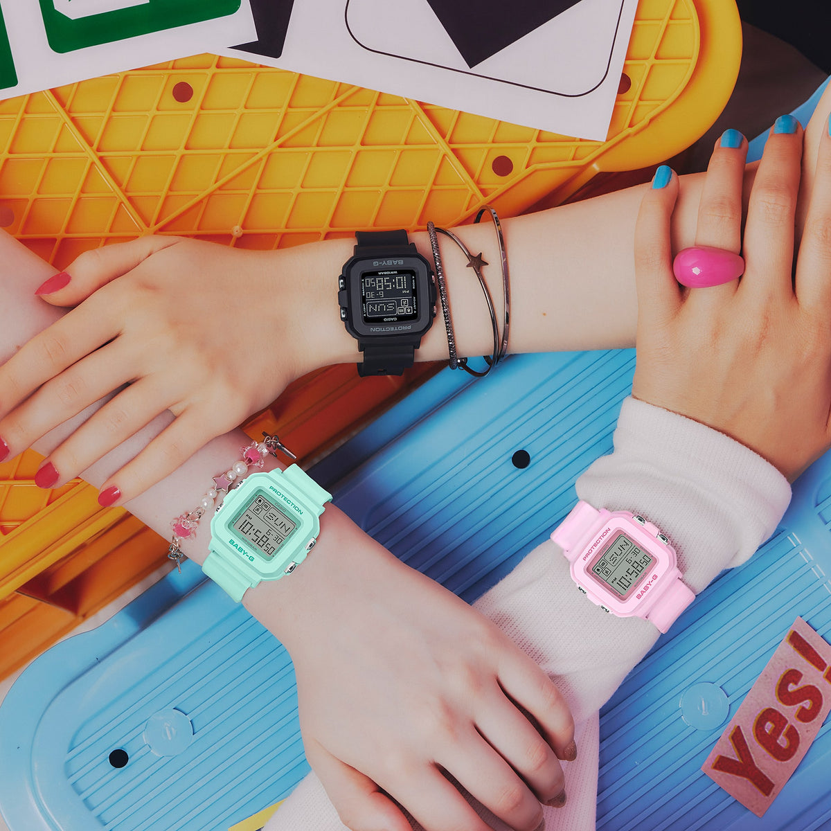 Reloj Casio Baby-G BGD-10-4 — Digital Rosa Fucsia