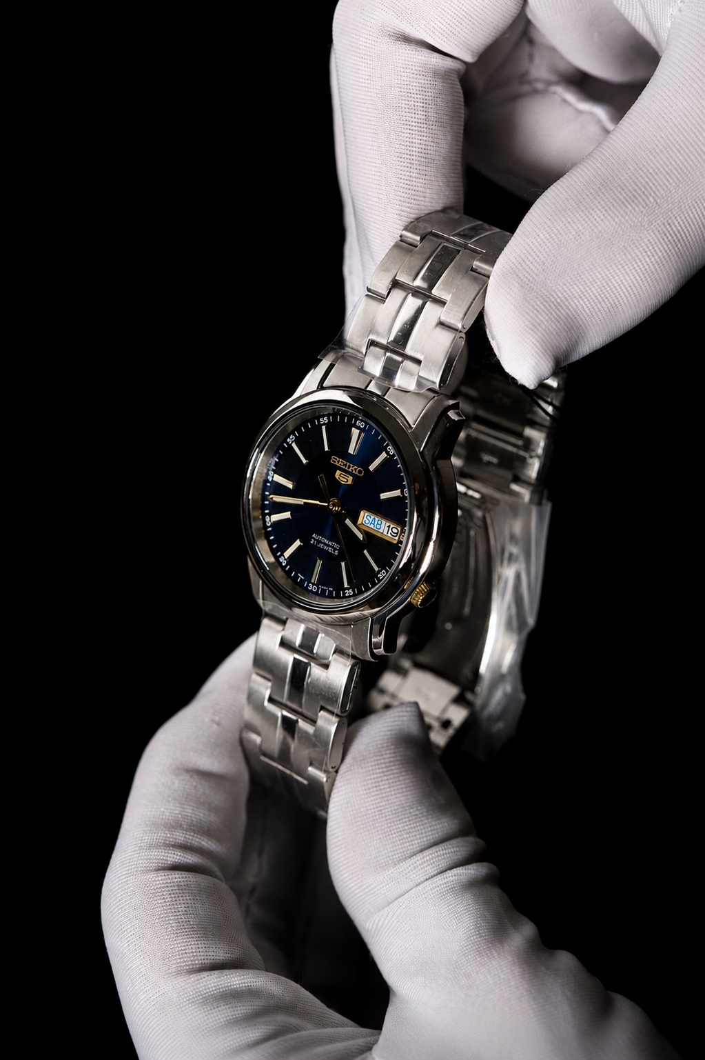 Reloj Seiko 5 Automático Azul SNKL79K1