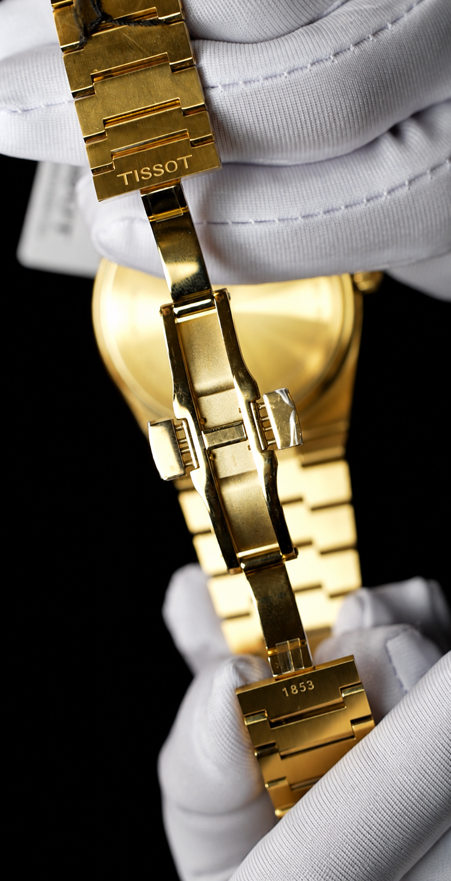 Reloj Tissot PRX 40mm Cuarzo Dorado T137.410.33.021.00