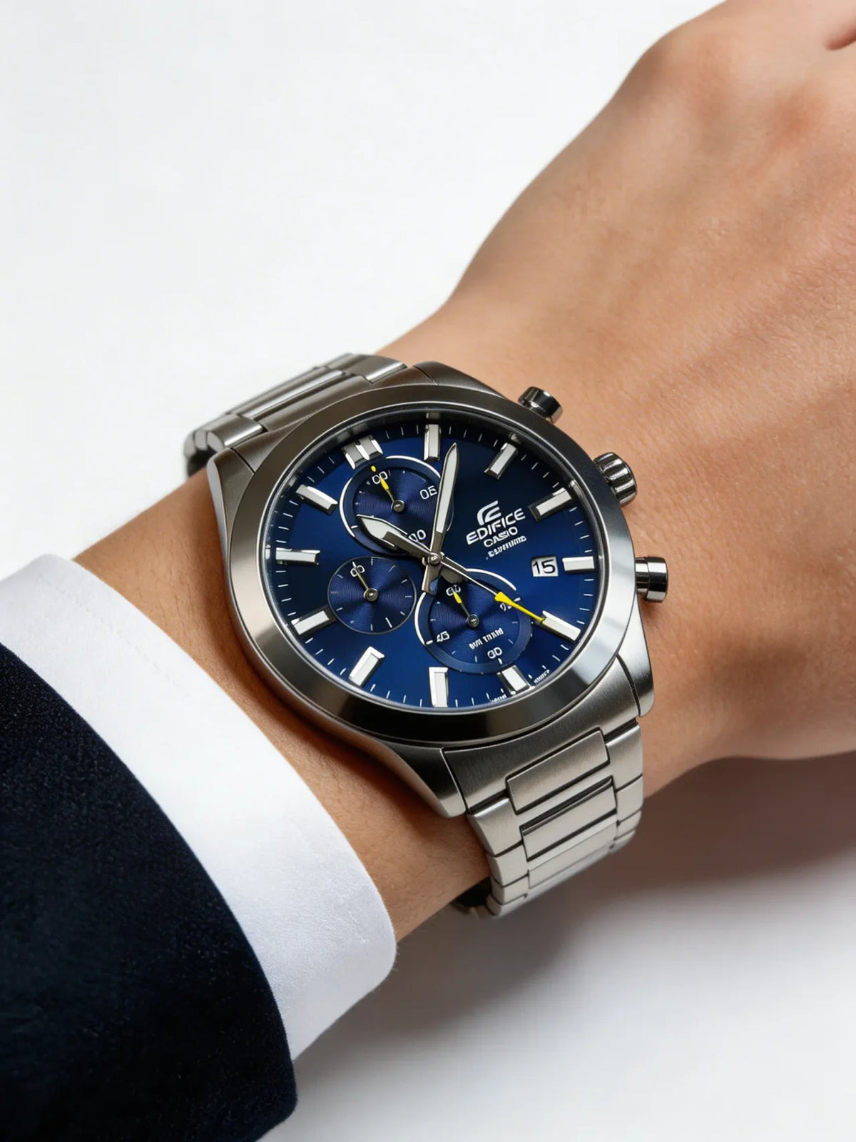 Casio Edifice Premium | Cronógrafo Zafiro Azul | EFB-710D
