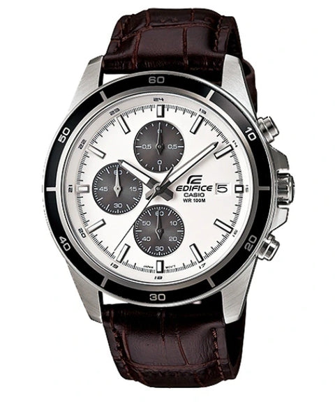 Reloj Casio Edifice EFR-526L-7AV — Cronógrafo Cuarzo 44mm Cuero