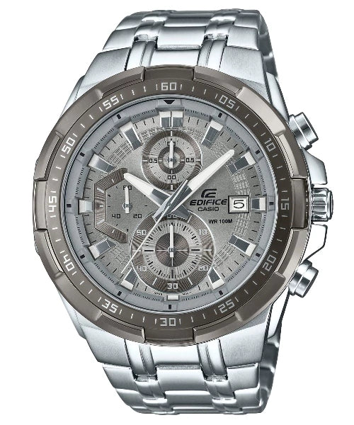 Reloj Casio Edifice EFR-539DE-8AV — Cronógrafo Cuarzo 49.5mm Plateado