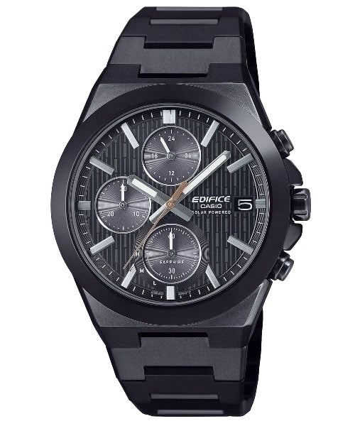 Casio Edifice Solar | Slim Zafiro & PVD Negro | EFS-S650DC