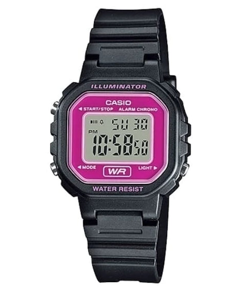 Reloj Casio LA-20WH-4A — Vintage Digital Mujer Negro