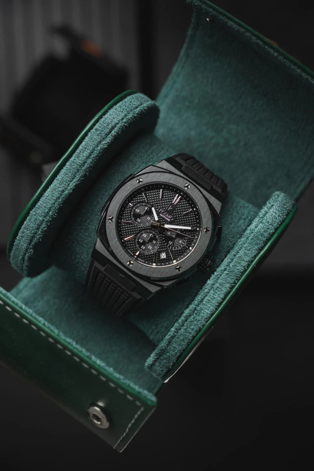 Reloj Kosmo 636-7-2 Cronógrafo Colección Zafiro Full Black