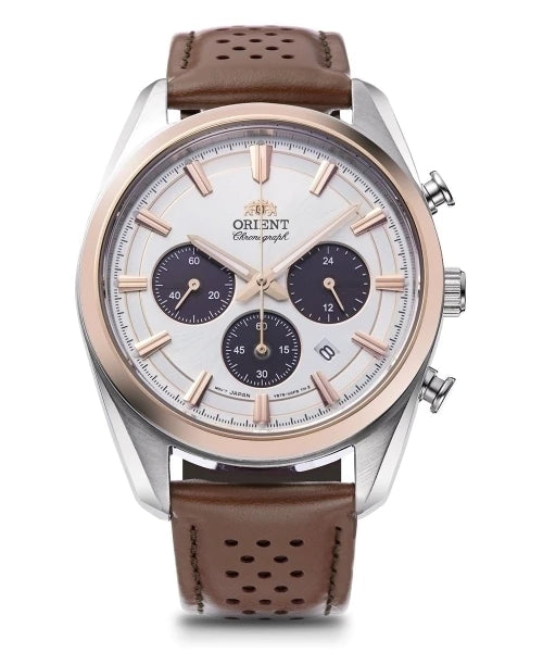 Reloj Orient Stretto Solar Cronógrafo RA-TX0306S