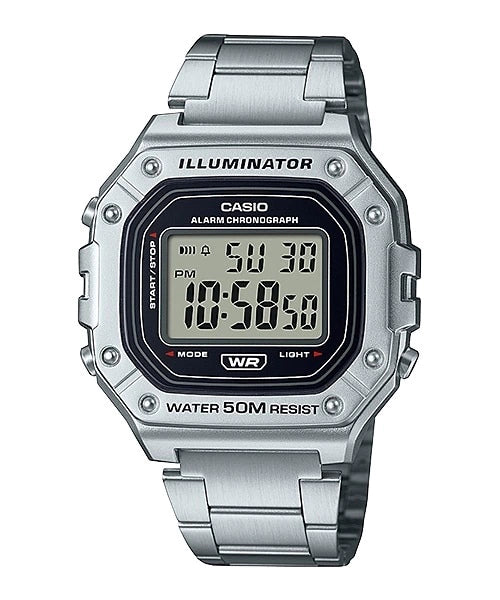 Casio Retro | Estilo Cuadrado Oversize | W-218H