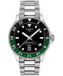 Reloj Tissot Seastar 1000 T120.852.11.051.00 — GMT Cuarzo Suizo 40mm Negro 300m