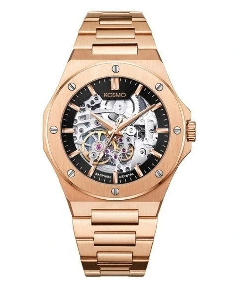 Reloj Kosmo 336-6-2 Automático Esqueleto Oro Rosa