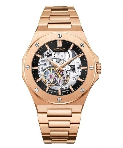 Reloj Kosmo 336-6-2 Automático Esqueleto Oro Rosa
