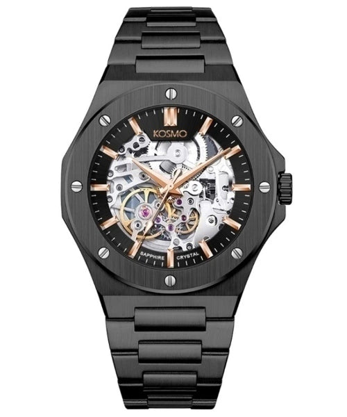 Reloj Kosmo 336-6-2 Negro - Reloj Automático Esqueleto