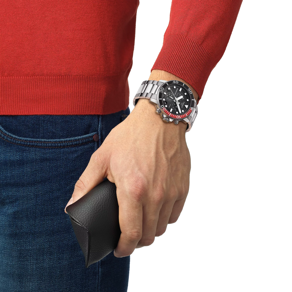 Reloj Tissot Seastar 1000 T120.417.11.051.01 — Cronógrafo Diver Suizo 45mm 300m