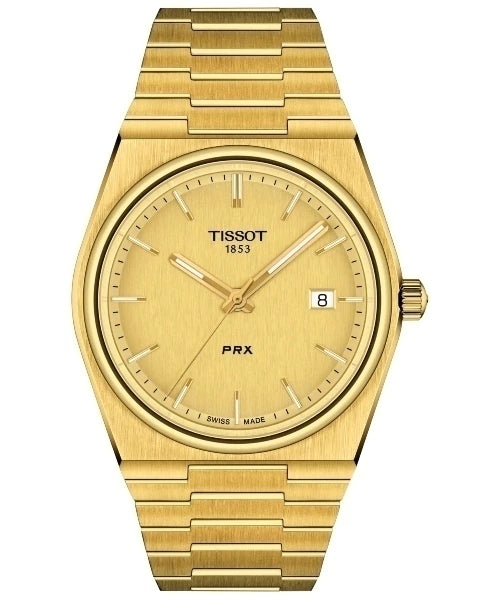 Reloj Tissot PRX 40mm Cuarzo Dorado T137.410.33.021.00
