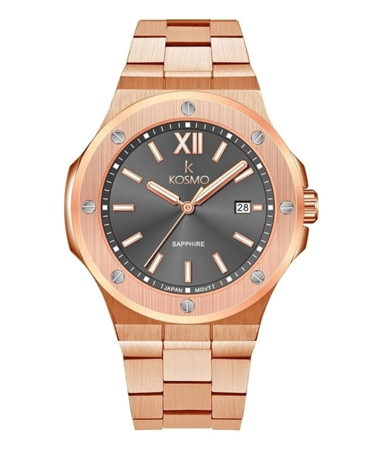 Reloj Kosmo 501-7-2 Colección Zafiro Oro Rosa
