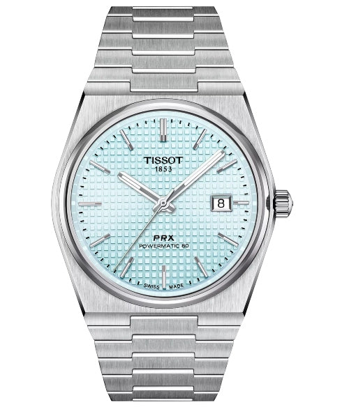 Reloj Tissot PRX Powermatic 80 T137.407.11.351.00 — Automático Suizo 40mm Esfera Azul