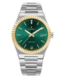 Reloj Kosmo 610-7-2-005 Edición Especial Colección Zafiro Bicolor Esfera Verde