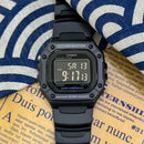 Reloj Casio W-218H-1B — Digital Negro Clásico