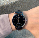 Reloj Casio LTP-VT01L-1B — Clásico Elegante Cuero Negro