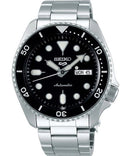 Reloj Seiko 5 Sports SRPD55K1 — Automático Negro Acero 100m