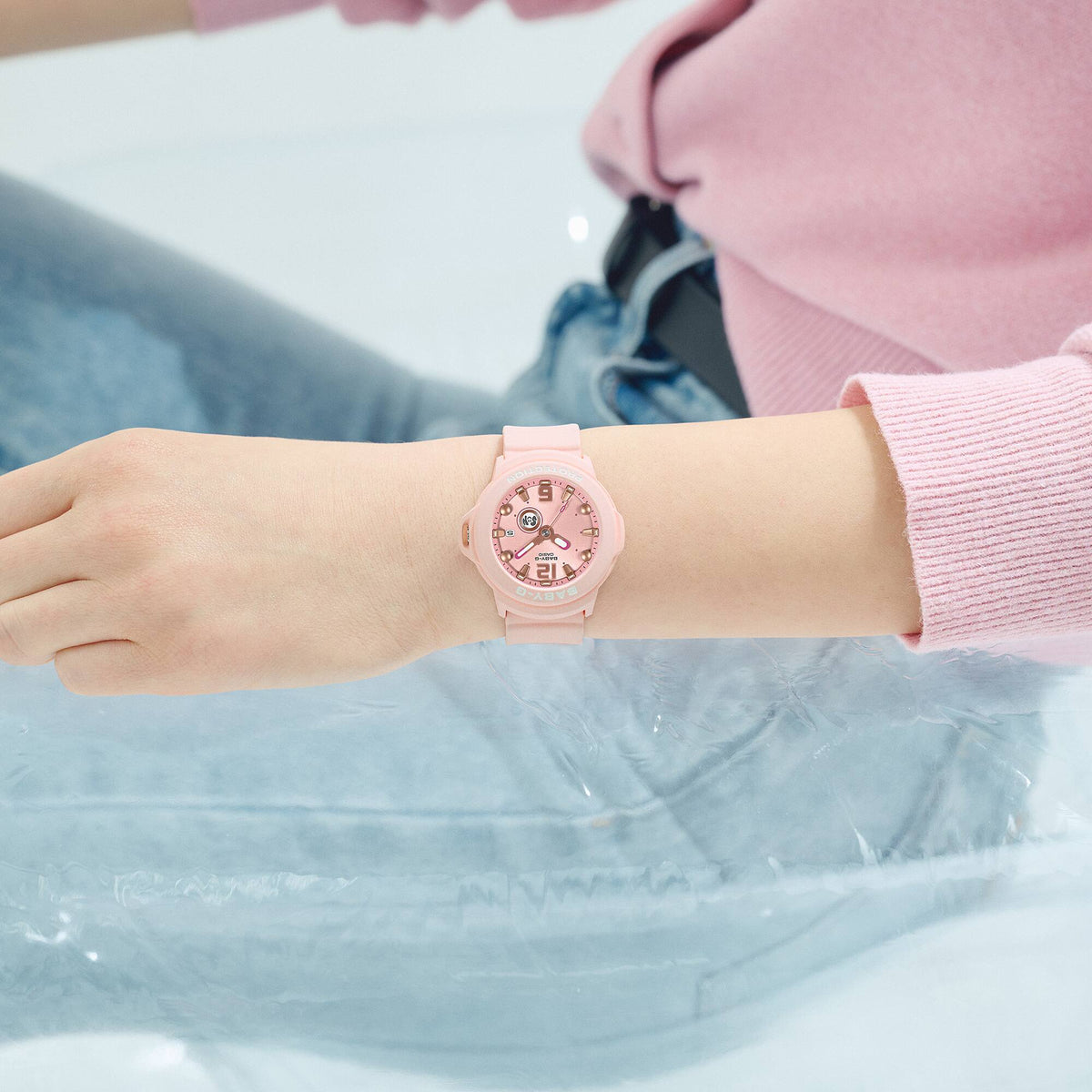 Reloj Casio Baby-G BGA-15K-4ADR — Convertible Rosa