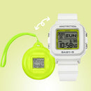 Reloj Casio Baby-G BGD-10K-7 — Digital Blanco con Acero
