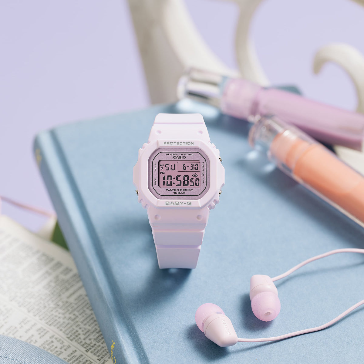 Reloj Casio Baby-G BGD-565SC-4BDR — Digital Rosa Mujer
