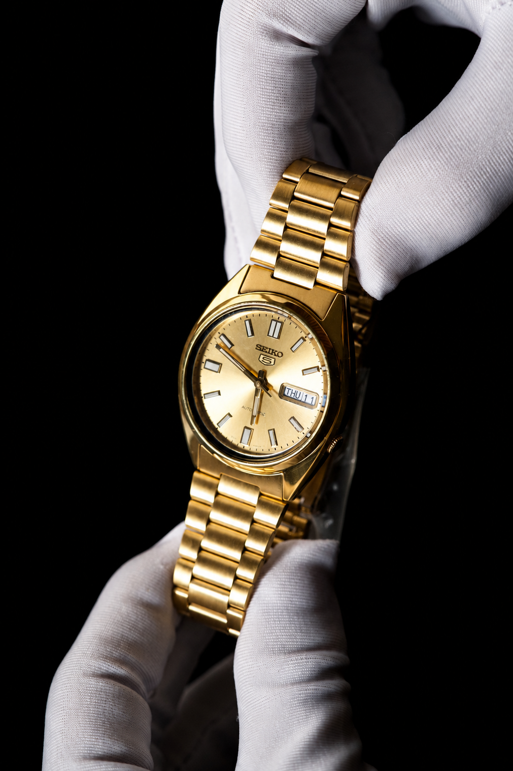 Reloj Seiko 5 Automático Dorado SNXS80K1