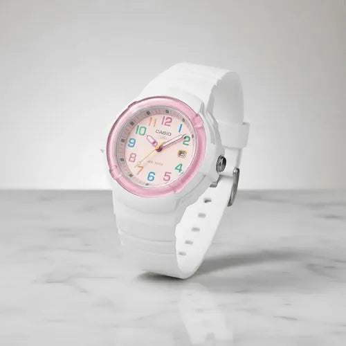 Reloj Casio LX-800H-7A1V — Casual Resistente al Agua Blanco