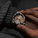Reloj Seiko 5 Sports SRPJ47K1 — Automático Acero Esfera Naranja 100m
