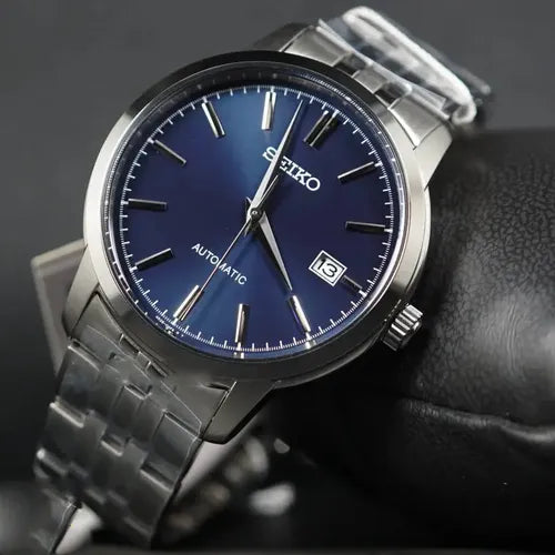Reloj Seiko Discover More SRPH87K1 — Automático Acero Esfera Azul