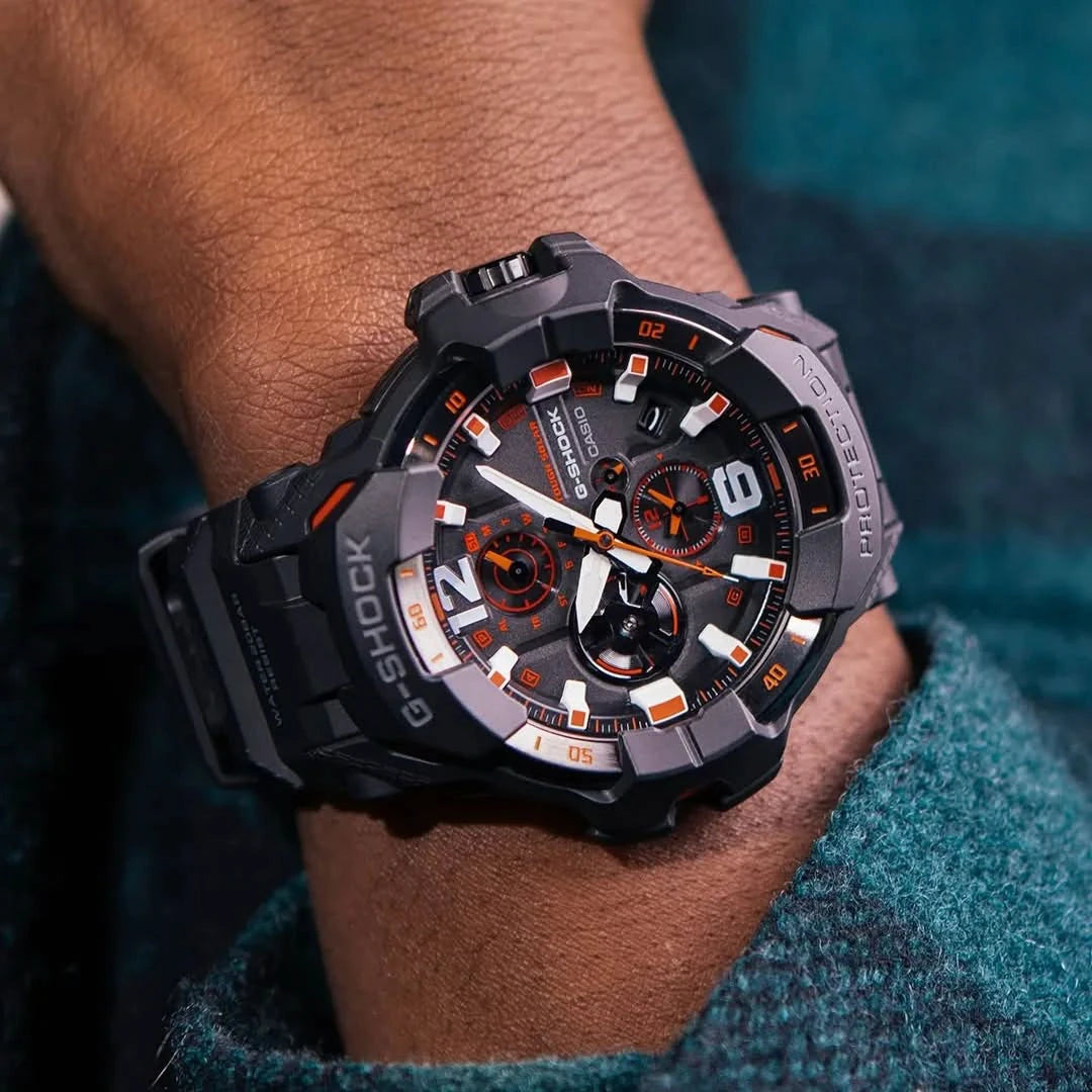 Reloj Casio G-Shock GR-B300EC-1A — Gravitymaster Solar Negro 200m