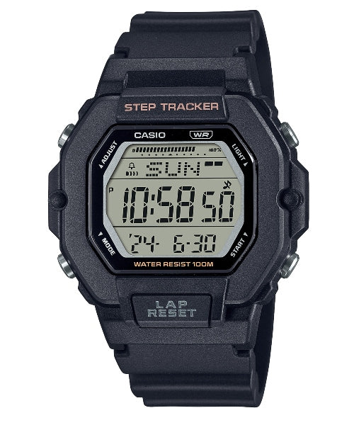 Reloj Casio LWS-2200H-1AVDF — Deportivo Contador de Pasos Negro
