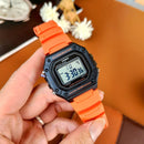 Reloj Casio W-218H-4B2V — Digital Naranja Edición Color