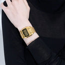 Reloj Casio A1100G-5 — Vintage Digital Malla Milanesa Dorado