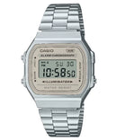 Reloj Casio A168WA-8AY — Vintage Digital Plateado