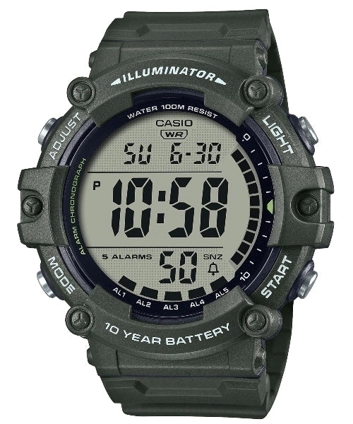 Casio Digital | Pantalla Gran Formato & 100M | AE-1500WHX-3AV