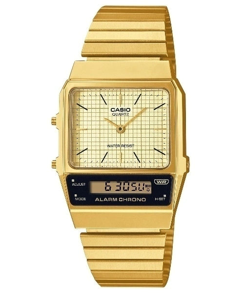 Casio Heritage | Ana-Digi Estilo 80s | AQ-800