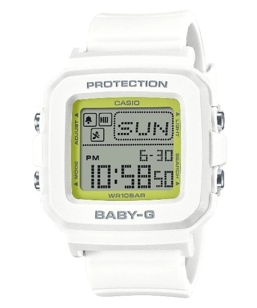 Reloj Casio Baby-G BGD-10K-7 — Digital Blanco con Acero