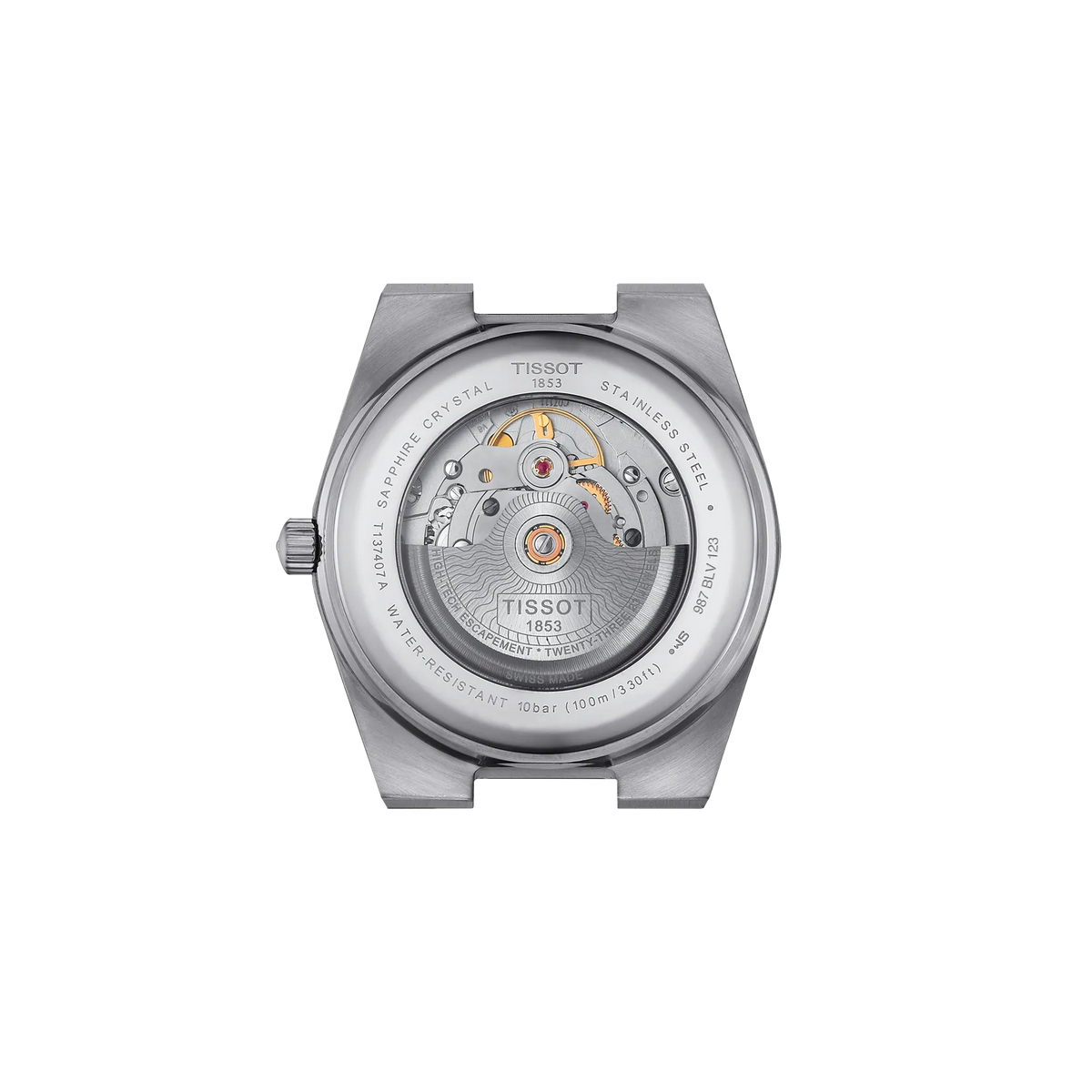 Reloj Tissot PRX Powermatic 80 T137.407.11.091.00 — Automático Suizo 40mm Esfera Gris