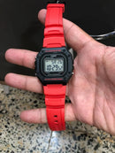 Reloj Casio W-218H-4BV — Digital Rojo Vibrante