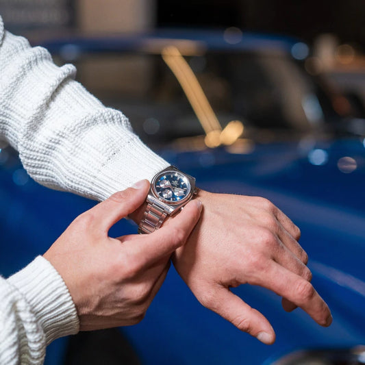 Casio Edifice Premium | Cristal Zafiro & Esfera Azul | EFB-730D