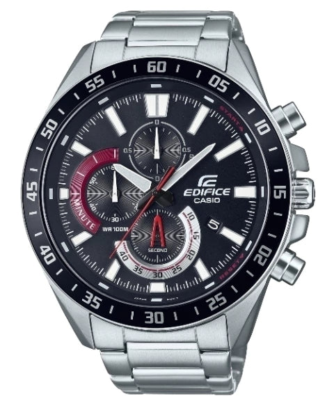Reloj Casio Edifice EFV-620D-1A4V — Cronógrafo Cuarzo 55mm Negro Oversize