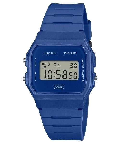 Casio Digital | Resina Bio-Blindada | F-91WB-2A1