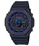 Reloj Casio G-Shock GA-2100VB-1A — CasiOak 45.4mm Negro Azul 200m
