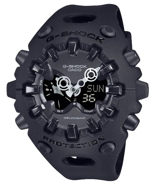 Reloj Casio G-Shock GA-V01-1A — Retro-Futurista Negro 200m