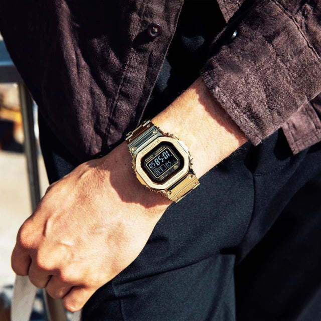 Reloj Casio G-Shock GMW-B5000GD-9 — Full Metal Bluetooth Solar Dorado
