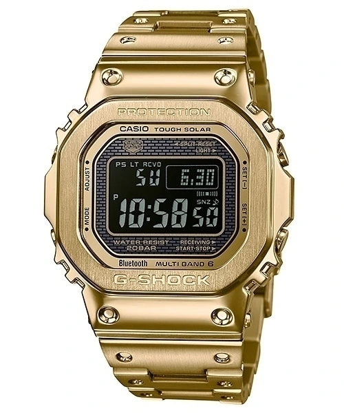 Reloj Casio G-Shock GMW-B5000GD-9 — Full Metal Bluetooth Solar Dorado
