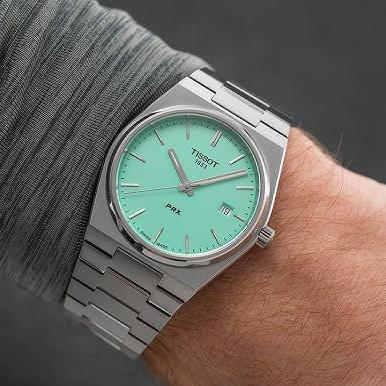 Reloj Tissot PRX T137.410.11.091.01 — Cuarzo Suizo 40mm Esfera Verde Acero